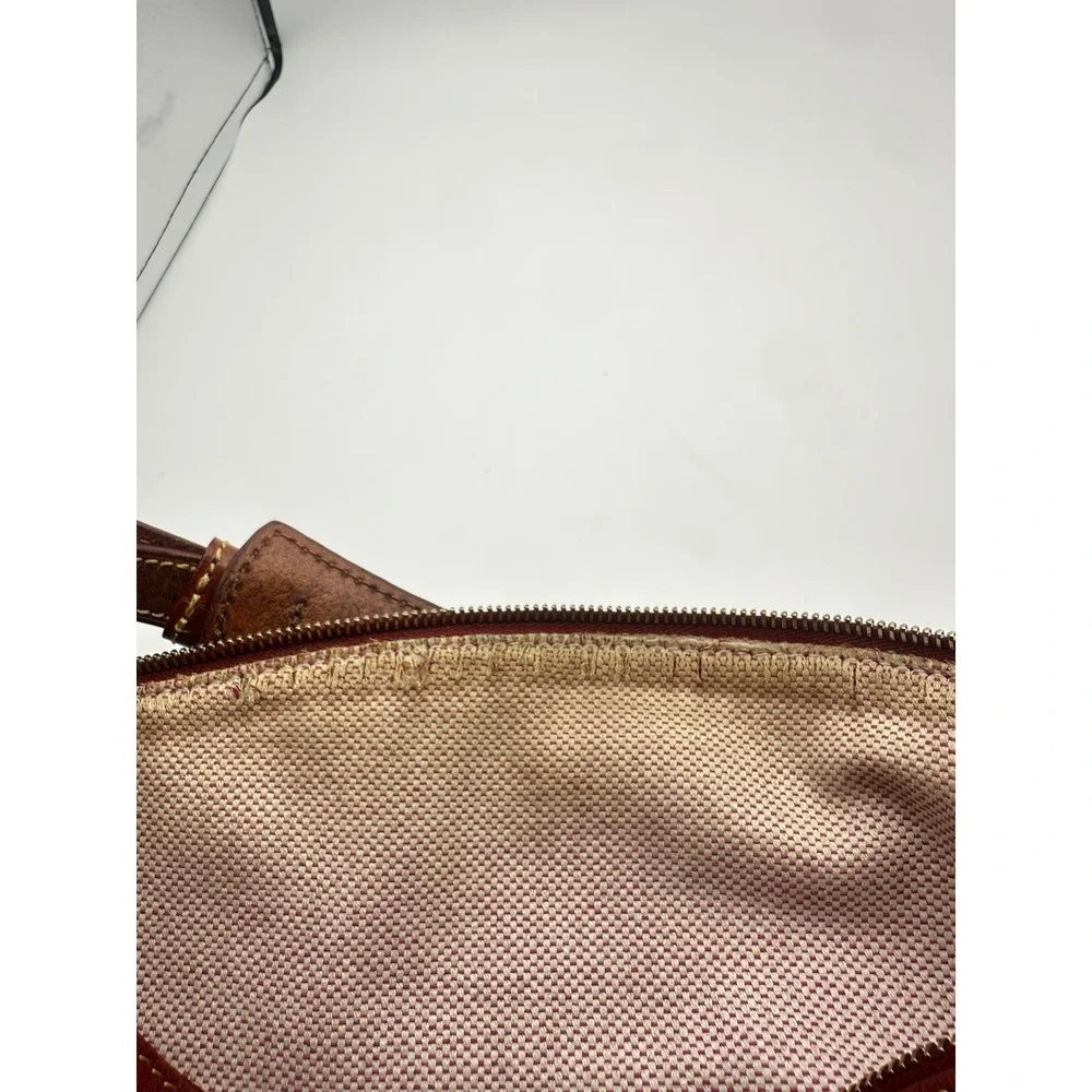Dooney & Bourke Pink Pebble Dillen Leather Hobo Shoulder Bag